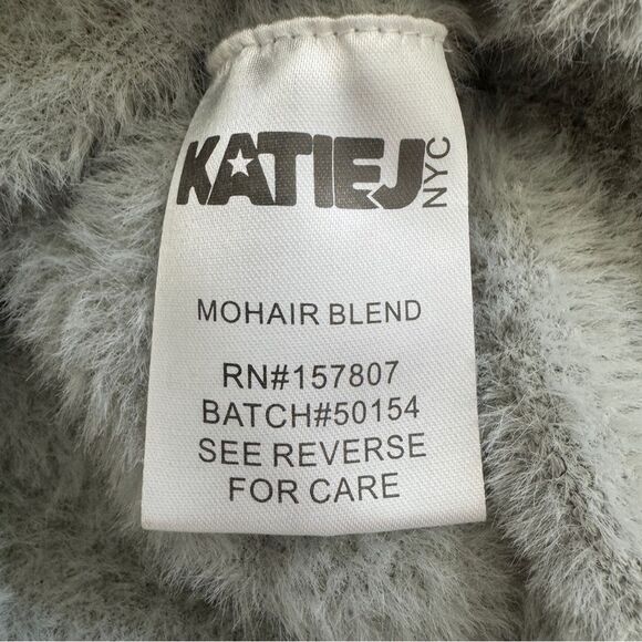 Katie J NYC Junior Mara Cardigan Grey Size L - Picture 6 of 8